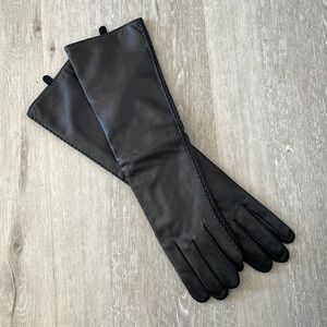 Zara elbow length leather gloves
